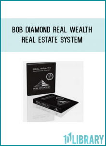 Bob Diamond – Real Wealth – Real Estate System [8 DVDs (AVIs)]Bob Diamond – Real Wealth – Real Estate SystemBob Diamond has shown how powerful and lucrative real estate can bewith pre-foreclosures and bankruptcies. Now you can join the unique groupof inside clients and students that Bob has brought together and helpedbuild additional revenues and huge profits though our newest system:Probate Investing!