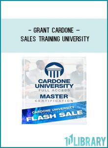 Grant Cardone – Sales Training University at Tenlibrary.com