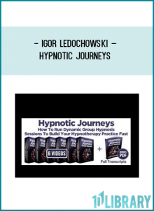 More experienced hypnotists will love Hypnotic Journeys because they can achieve some important things like: