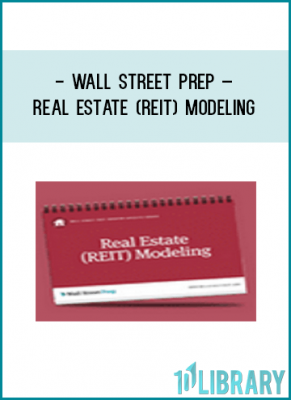 Ideal for investment banking, equity research, and real estate professionals with a focus on REITs. Trainees build financial and valuation models for a REIT the way it's done on the job.