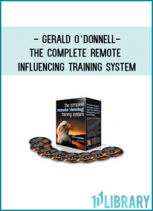 Gerald O’Donnell-The Complete Remote Influencing Training SystemThe Complete Remote Viewing Training System offers a comprehensive set of knowledge and techniques that will permit you to explore wide realms of your inner mind and will train you to develop your natural capability of Remote Viewing which is the ability to perceive, through a projection of heightened consciousness, both animate and inanimate objects, people, and events, distant in time and/or space.