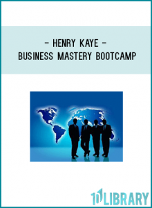 From the Henry Kaye files I have decided to share some great trainings that Henry had done over the years. These files are very rare to find out. What you’ll learn and Master from this Business Mastery Bootcamp.