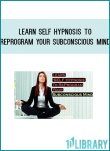This course teaches you how to reprogram your subconscious mind consciously using powerful self hypnosis techniques .Think of the